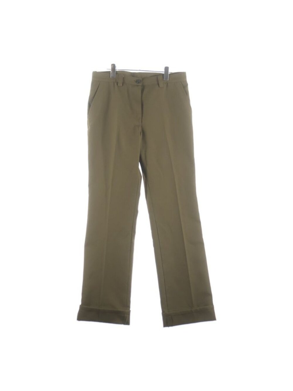 Miu Miu Covert Pants Pocket Logo Brown